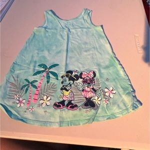 Disney minnie and Mickey tank top dress or bathing suit cover up size 2T